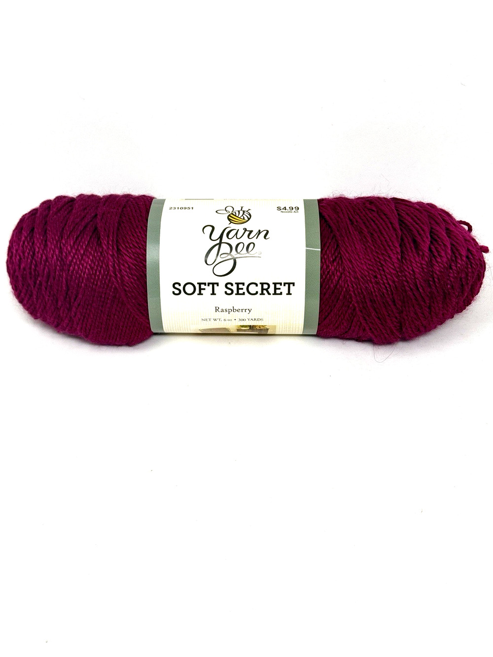 Yarn Bee Soft Secret Yarn Raspberry